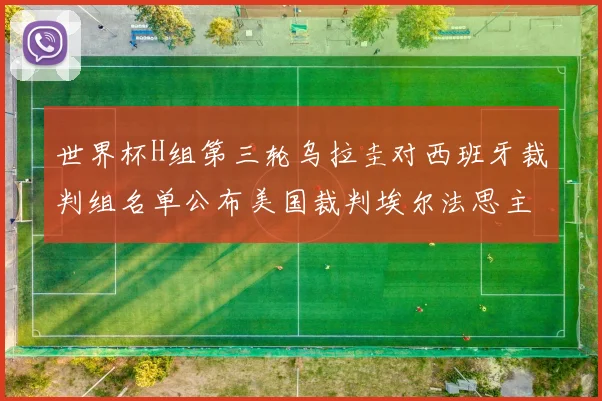 世界杯H组第三轮乌拉圭对西班牙裁判组名单公布美国裁判埃尔法思主裁判